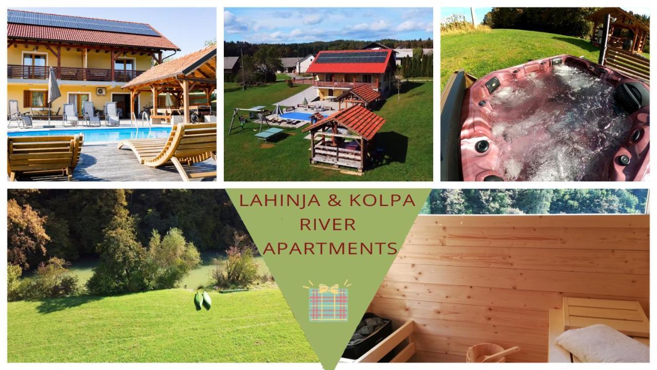 Lahinja & Kolpa River Apartments Metlika Eksteriør billede